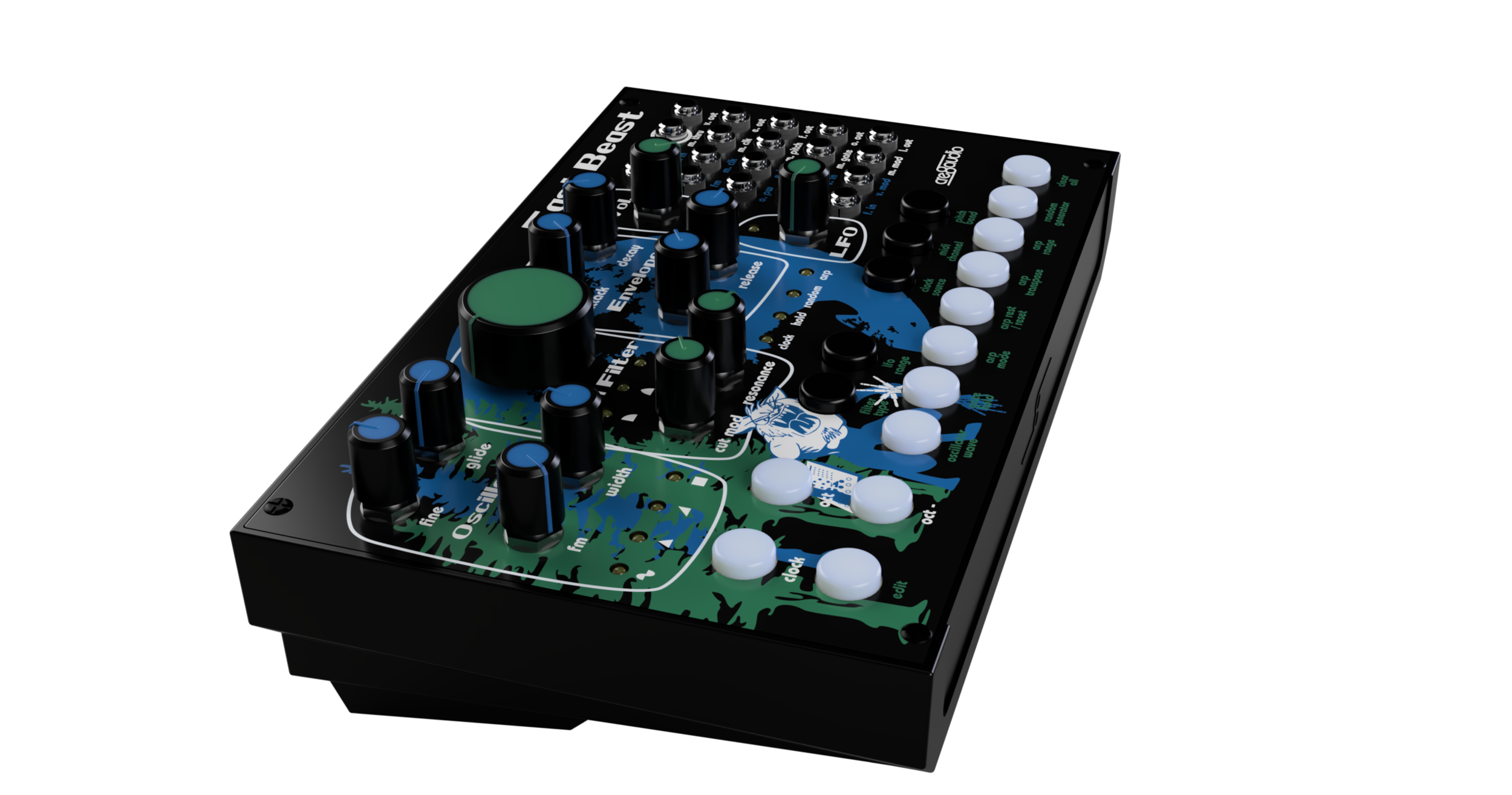 【中古】 Beats on 6： Continuous Mix Tri East Beast - Semi-modular East Coast style synthesizer